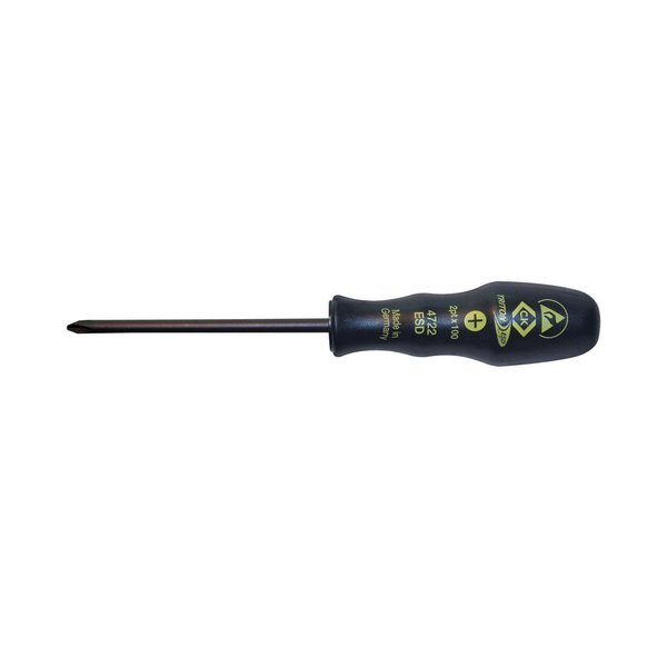 Triton ESD Screwdriver - PH1 x 80mm, C.K, Mfr#: T4722ESD-1